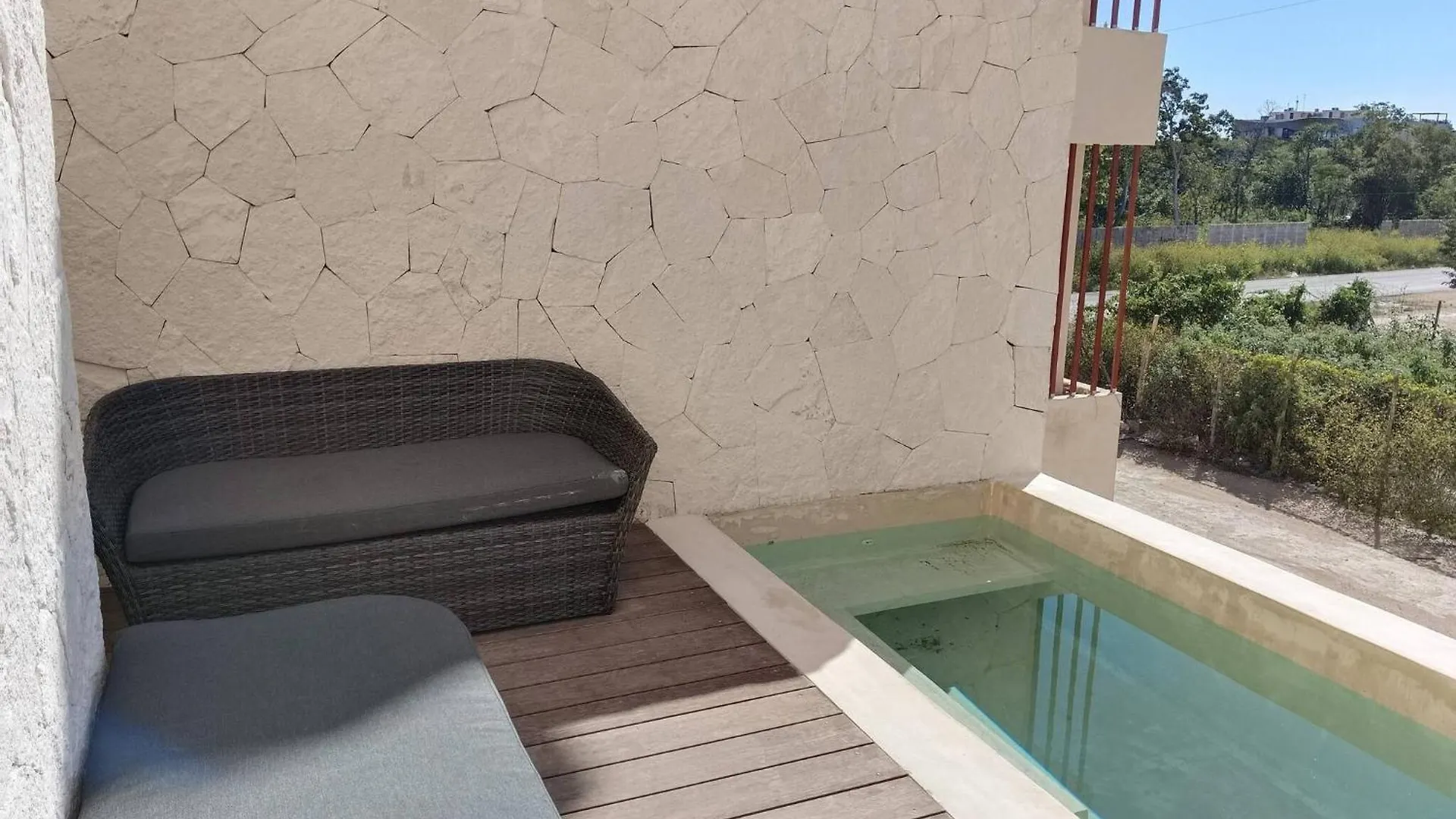 טולום Private Pool - 1 Bedroom Condo - 2 To 4 People דירה